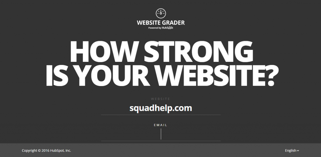 Marketing Grader Demonstration